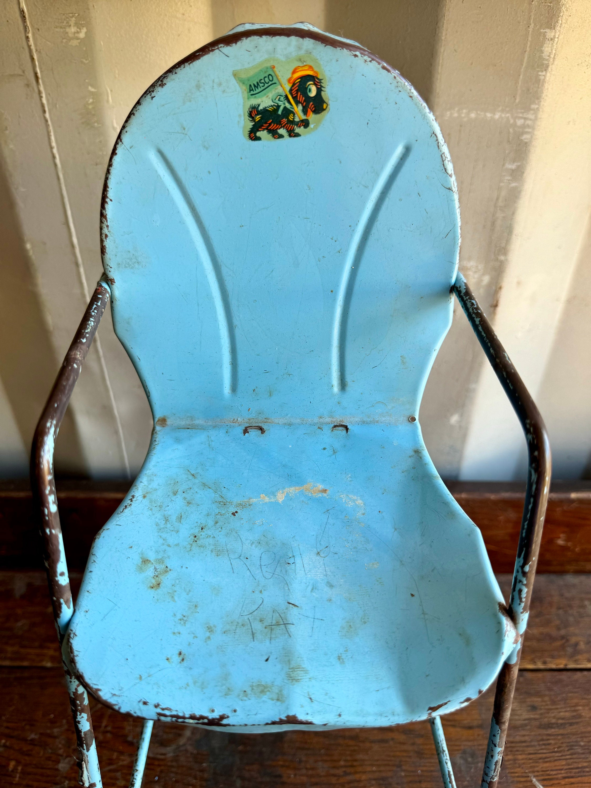 Vintage Amsco Metal Doll High Chair Vintage Rustic Doll Chair Vintage Amsco Miniature High Chair Vintage Blue Metal Doll High Chair Etsy Australia