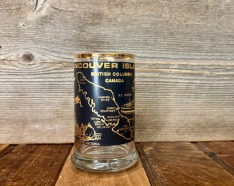 Vintage Vancouver BC Tankard, Vintage Vancouver BC Drinking Glass, Vintage Vancouver BC Memorabilia, Vintage Vancouver Souvenir
