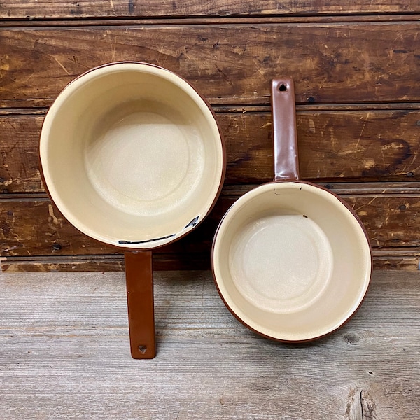 Brown Enamelware - Etsy