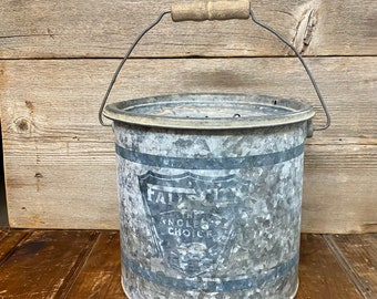 VINTAGE – Seau Appât Minnow Falls City – Choix Du Pêcheur – Super Look !
