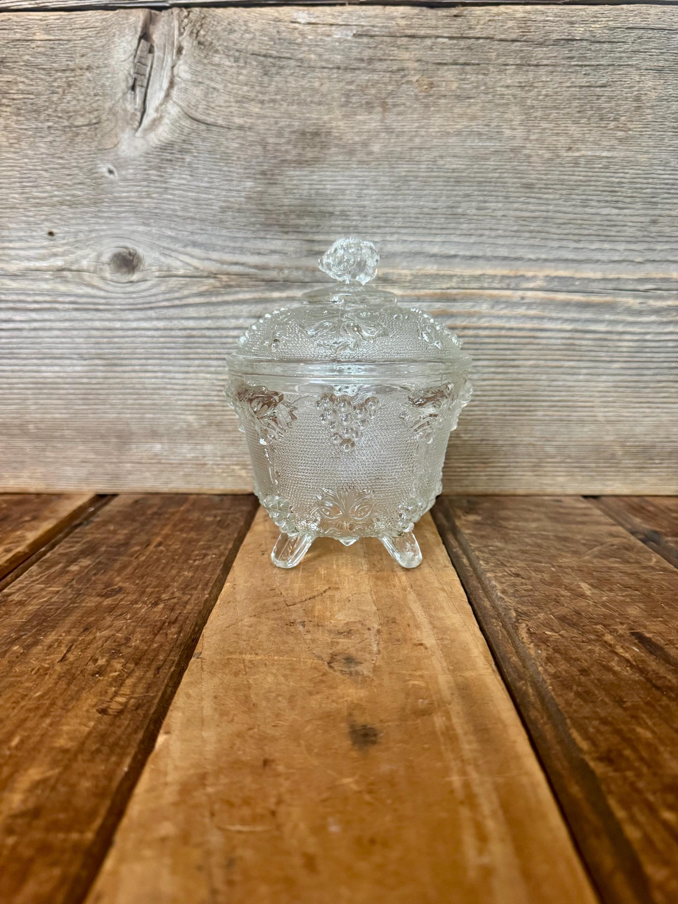 GRANDE BONBONNIERE FAIENCE de montpellier Paul Artus decor floral fruit