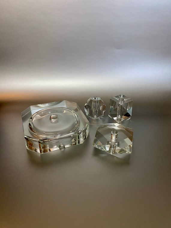 Vintage Crystal Lamp Replacement Parts, Crystal Lamp Parts, Crystal Craft Supplies, Crystal Chandelier Parts, Crystal Replacement Parts