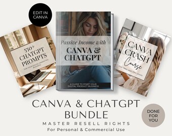 EBOOK PLR Reddito passivo/Canva Crash Course e Chat Suggerimenti GPT Master Diritti di rivendita MRR Prodotti digitali Marketing digitale Best seller