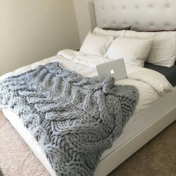 cable knit blanket australia