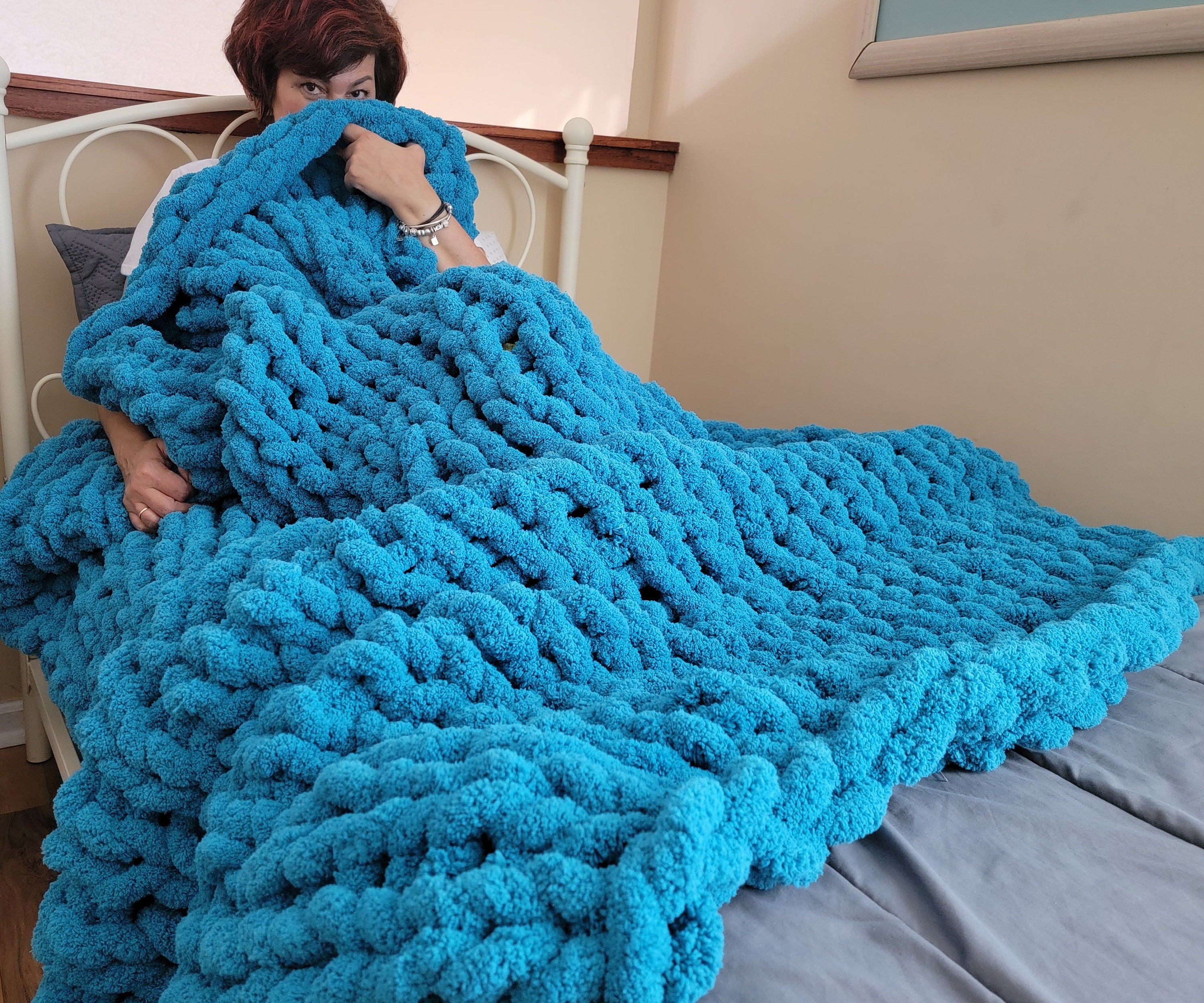 New Jumbo Chenille Chunky knit blanket, Chunky knit blanket, Chenille super chunky knit blanket, Throw blanket, Blanket, Chunky knits, gift