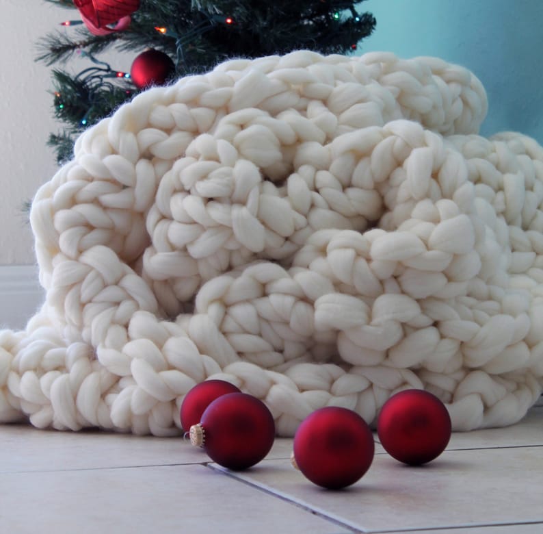 SALE Chunky Knit Blanket Australian Merino Wool Blanket Etsy