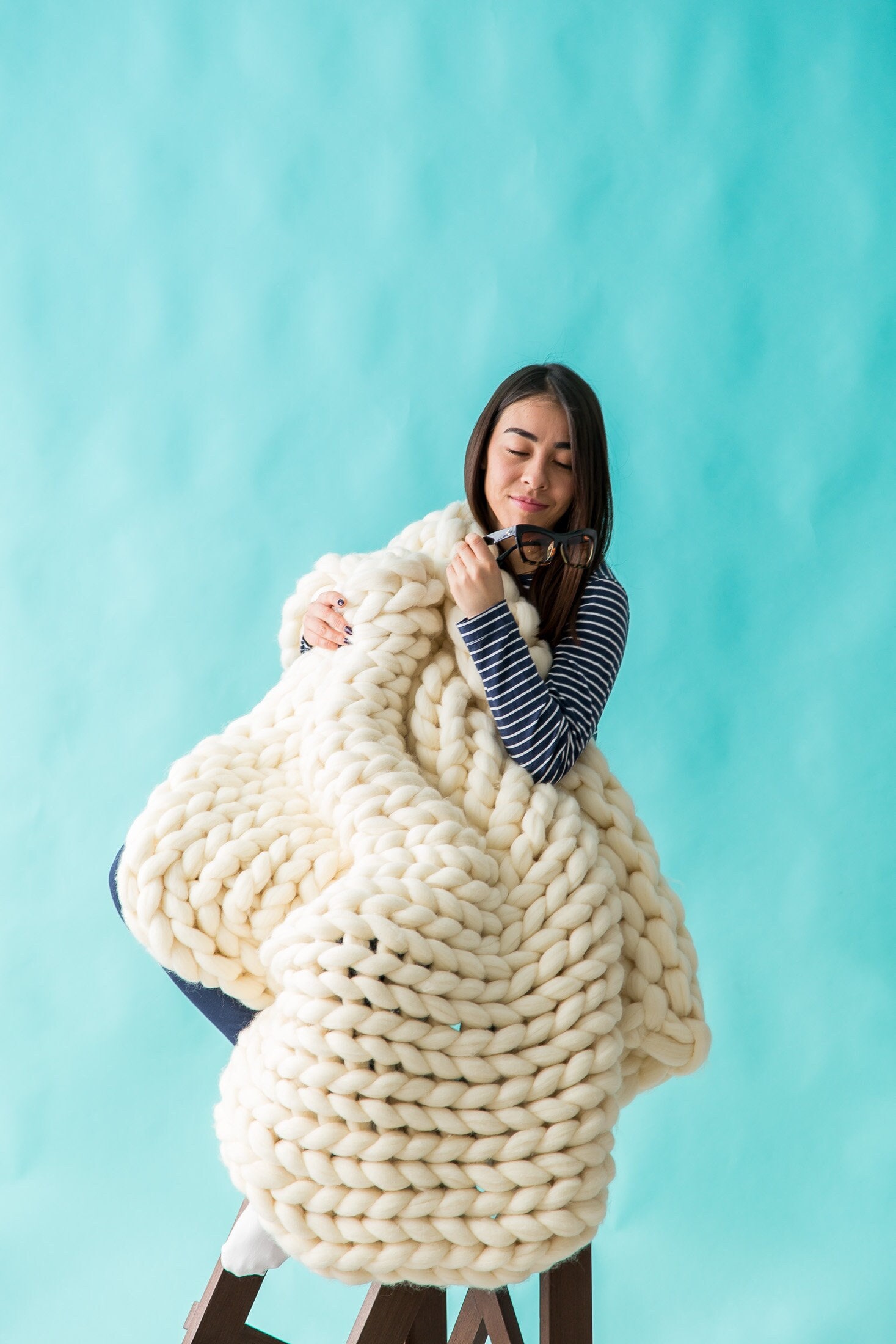 Chunky Knit Blanket, Giant knitted blanket, Super Chunky Blanket and throw, Jumbo knit blanket, Chunky knit blanket and throw, Wool Blanket