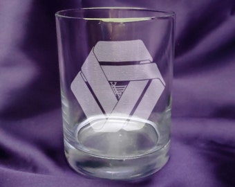 Classic Mage: The Ascension [Technocracy] Engraved Glassware