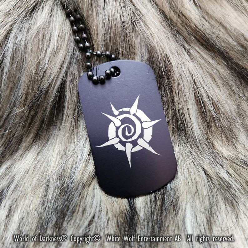 W5 Werewolf: The Apocalypse Other Dog Tag Pendant image 1