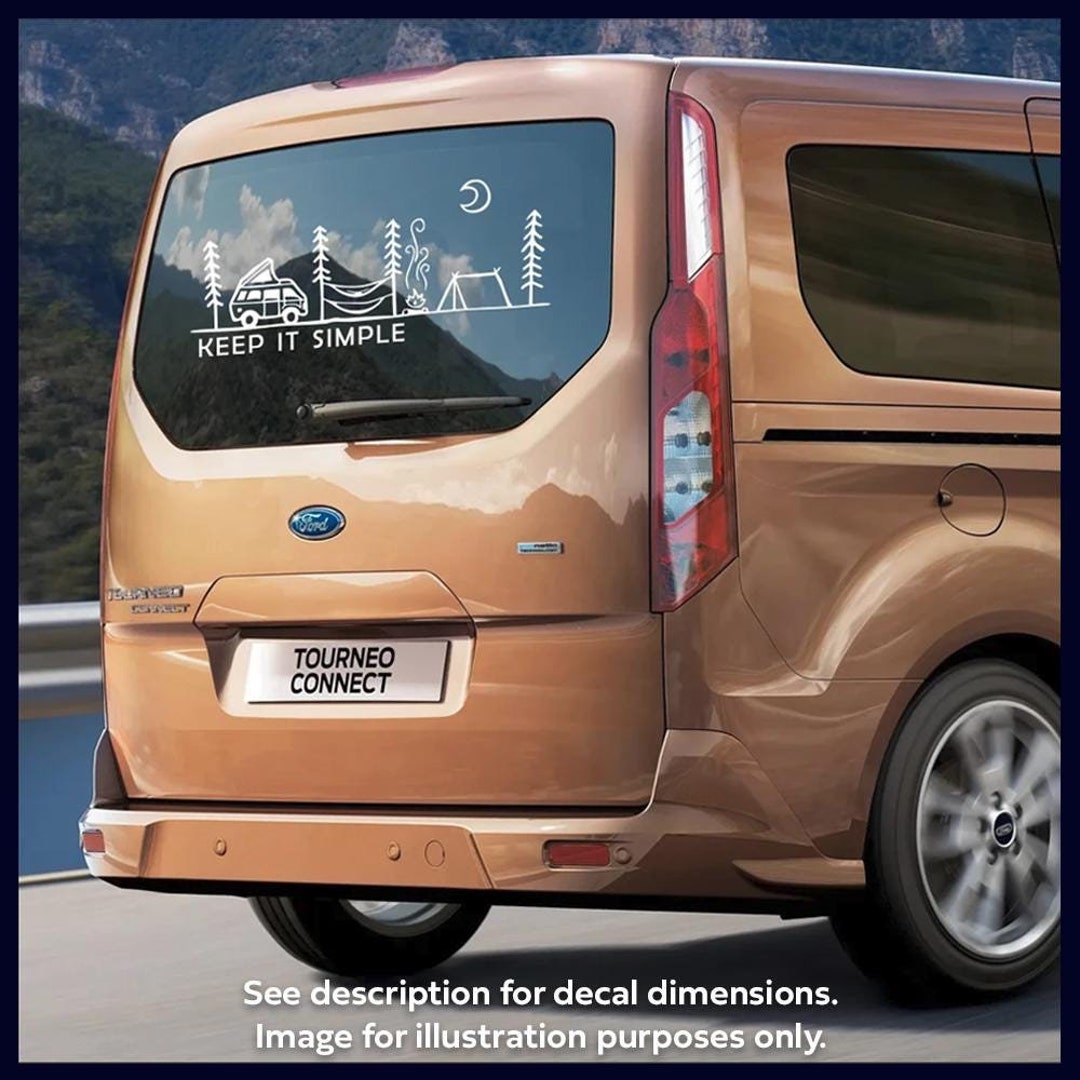 Camping Sticker | Caravan Motorhome Camper Van | Keep It Simple Decal ...