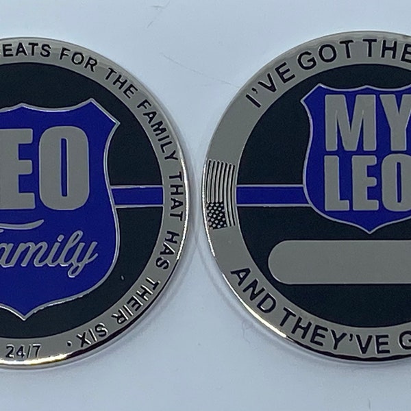 LEO Family Challenge Coin