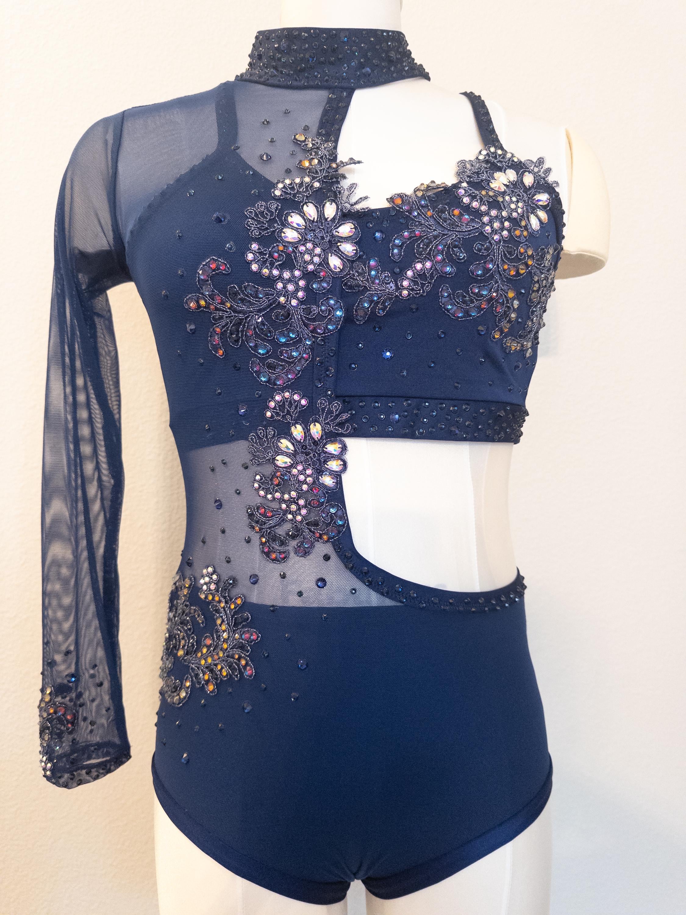 black blue dresses prom Style 2920