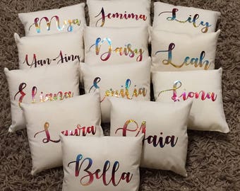 Personalized Pillow Etsy