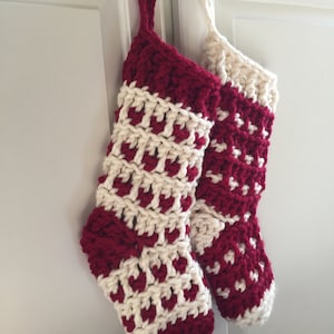 Chunky Stripes Christmas Stocking