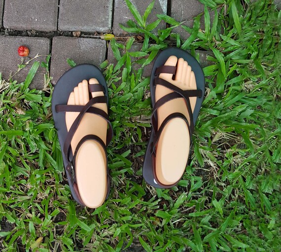Ancient Greek Roma Sandals Genuine Leather Chamois Leather Shoes Flip Flops Slippers Vintage Women Handmade