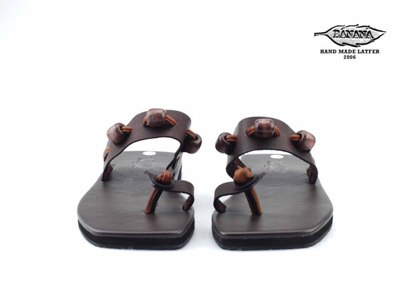 Ancient Greek Roma Sandals Genuine Leather Chamois Leather Shoes Flip Flops Slippers Vintage Women Handmade