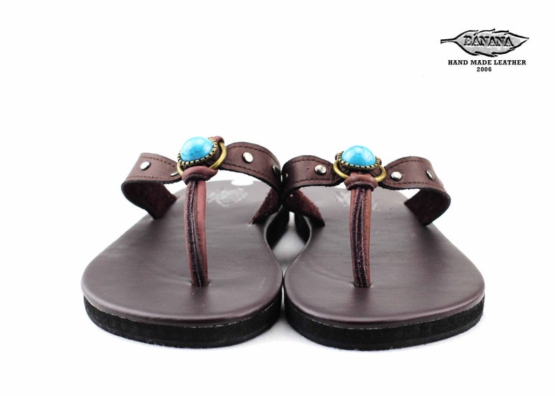 Ancient Greek Roma Sandals Genuine Leather Chamois Leather Shoes Flip Flops Slippers Vintage Women Handmade