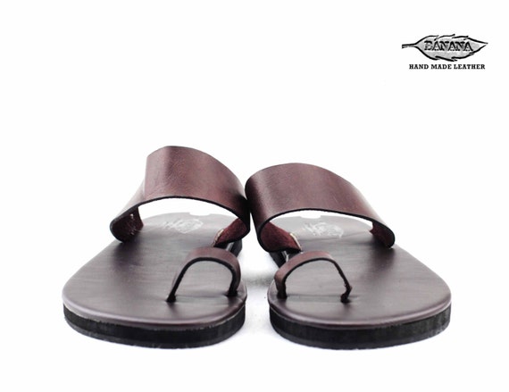 Ancient Greek Roma Sandals Genuine Leather Chamois Leather Shoes Flip Flops Slippers Vintage Women Handmade