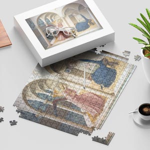 Annunciation, Angelico Fra Puzzle, Ave Maria Hail Mary, Holy Roman Faith, Catholic Preacher Gift, Fun Family Activity for Kids and Adults