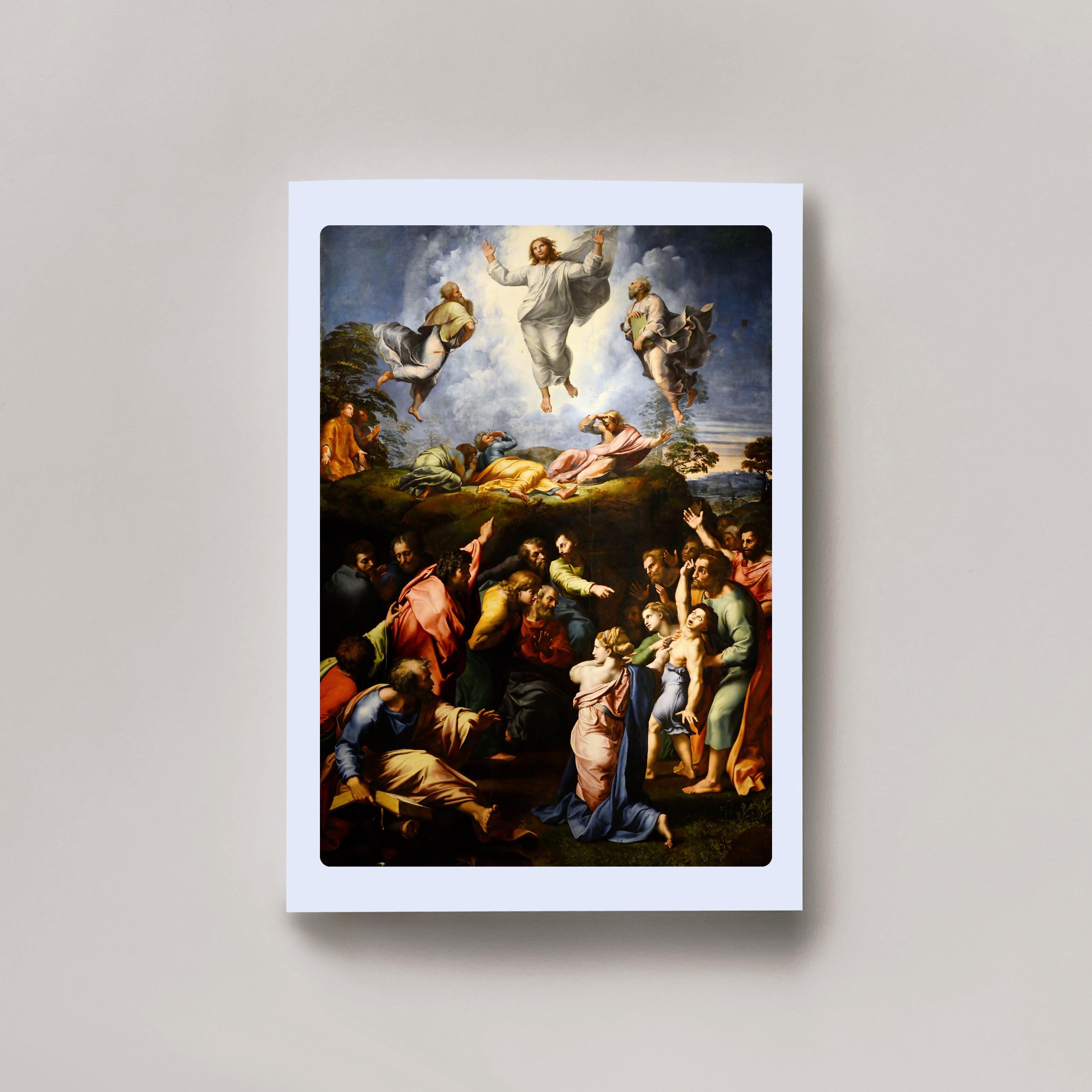 Raphael's Transfiguration Print, Renaissance Catholic Art, Museum