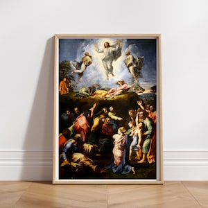 Raphael’s The Transfiguration Prints, Renaissance Art Print of Christ’s Transfiguration, High-Quality Art Print for Art Lovers and Collector