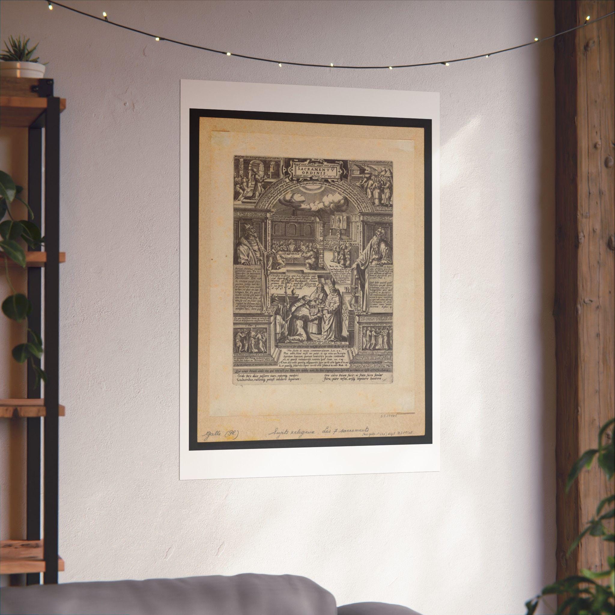 Ordination of Series Seven Sacraments, Holy Orders Poster