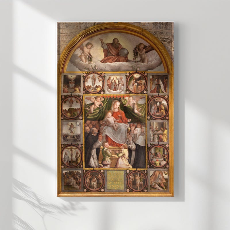 Rosary Poster - Etsy