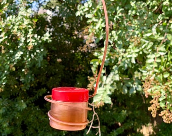Copper Hummingbird Feeder I
