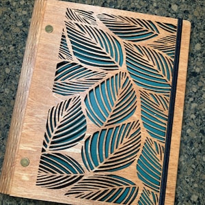 Laser Cut Notebook/Journal Leaves image 1