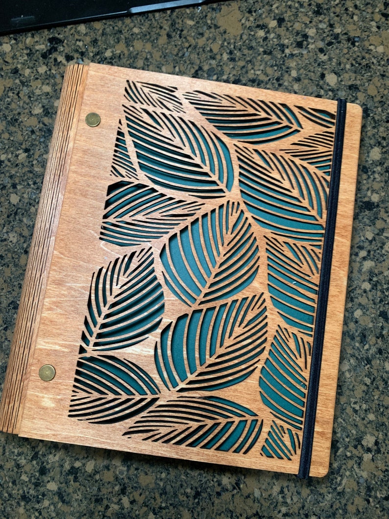 Laser Cut Notebook/Journal Leaves image 1