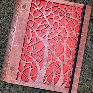 Laser Cut Notebook/Journal Trees
