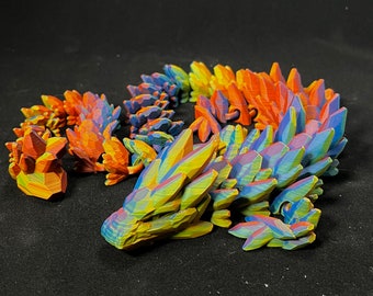 Gemstone Dragon Multicolor Articulated