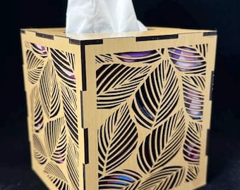Leaves Tissue Box Cover