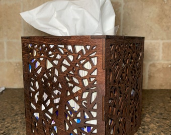 Fractal Trees Tissue Box Cover