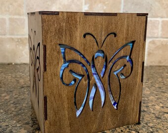 Butterfly Tissue Box Cover