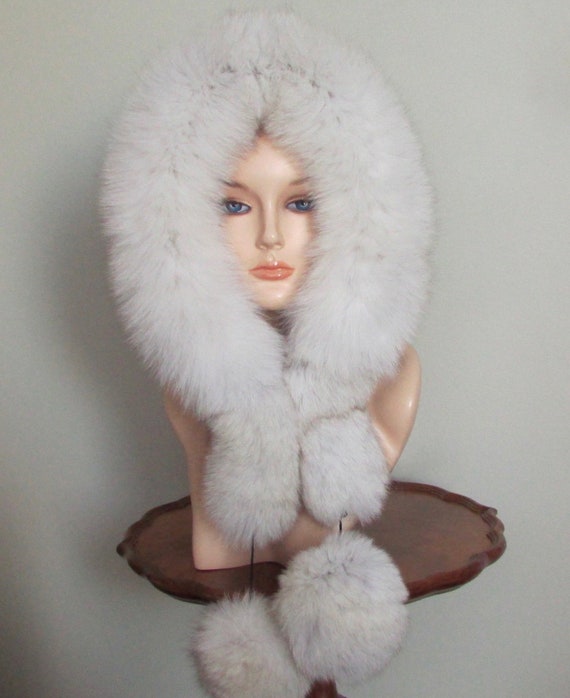 Fox and Mink Hood/hat - Etsy display picture 1