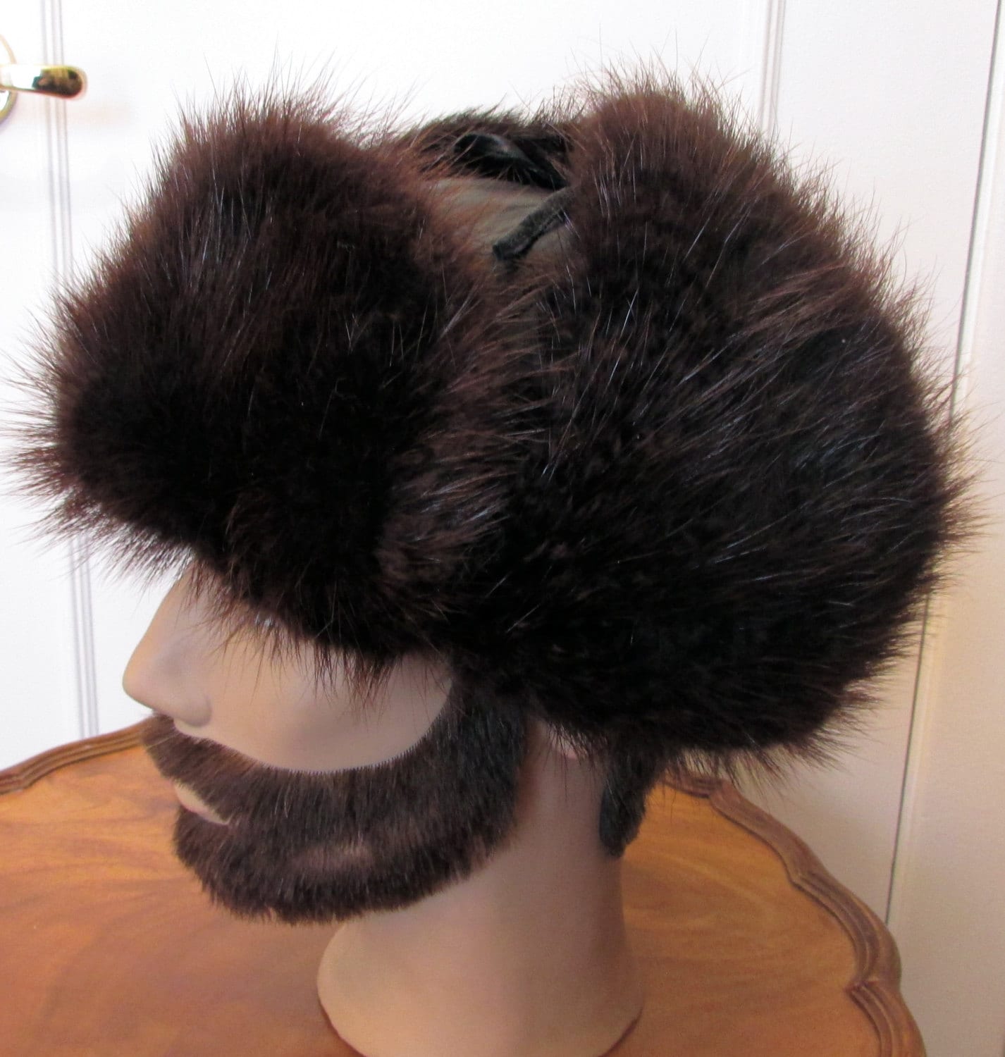 Beaver fur hat Etsy