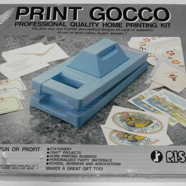 RISO Print Gocco B6 Home printing kit print screen system