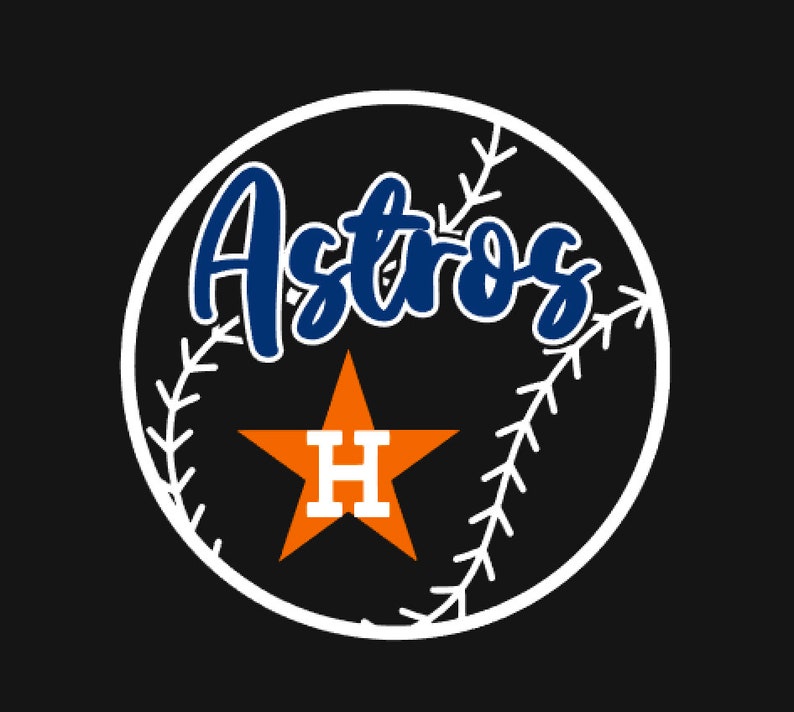 Astros Baseball Decal image 1