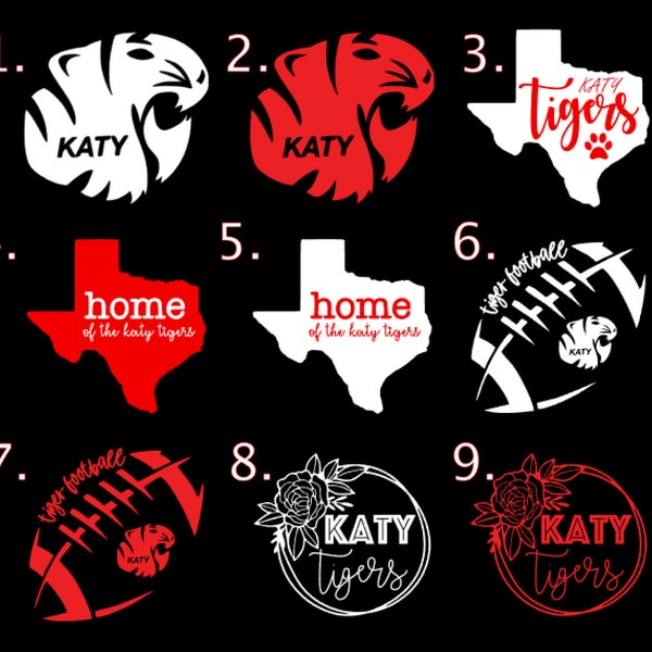 Katy Tigers decal