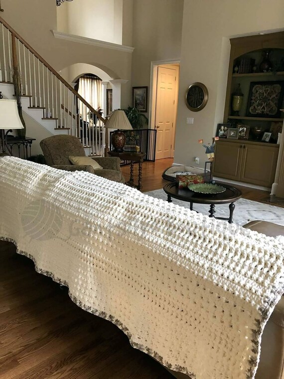 Crochet Wedding Blanket Honeymoon Blanket Housewarming Etsy