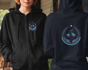 Minnesota Protest Rebel Loon Hoodie | Full Zip Hooded Sweatshirt, Warm MN Pride Protest Sweater