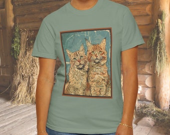 Tシャツ・カットソー [MIM the wardrobe] BurrXMim The Orange Cat T shirt(2 COLOR) 61ZTBqp4f1L.jpg