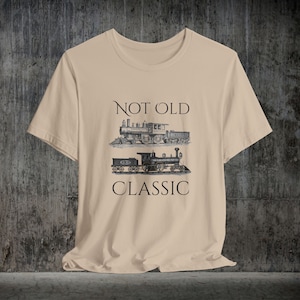 Historical Trains T-shirt, Vintage Steam Engine Lovers, Steam Engine Tee, Perfect Gift for Train Lovers, Fathers Day, Birthday Day Boyfriend