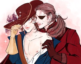 11 x 17 Three Musketeers Print
