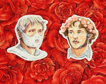 3" x 3" Hannigram Mask Stickers