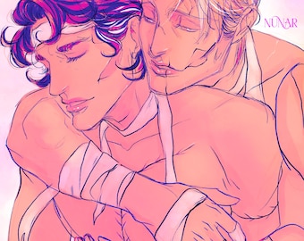 11" x 14" Frankenstein AU Hannigram Print