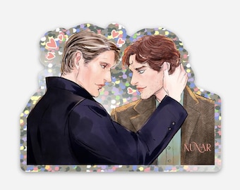 3" Murder Husbands Glitter Sticker