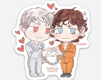 3.5" x 3.5" Cellmates Hannigram Sticker