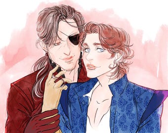 5 x 7 Rochefort x D'Artagnan Print